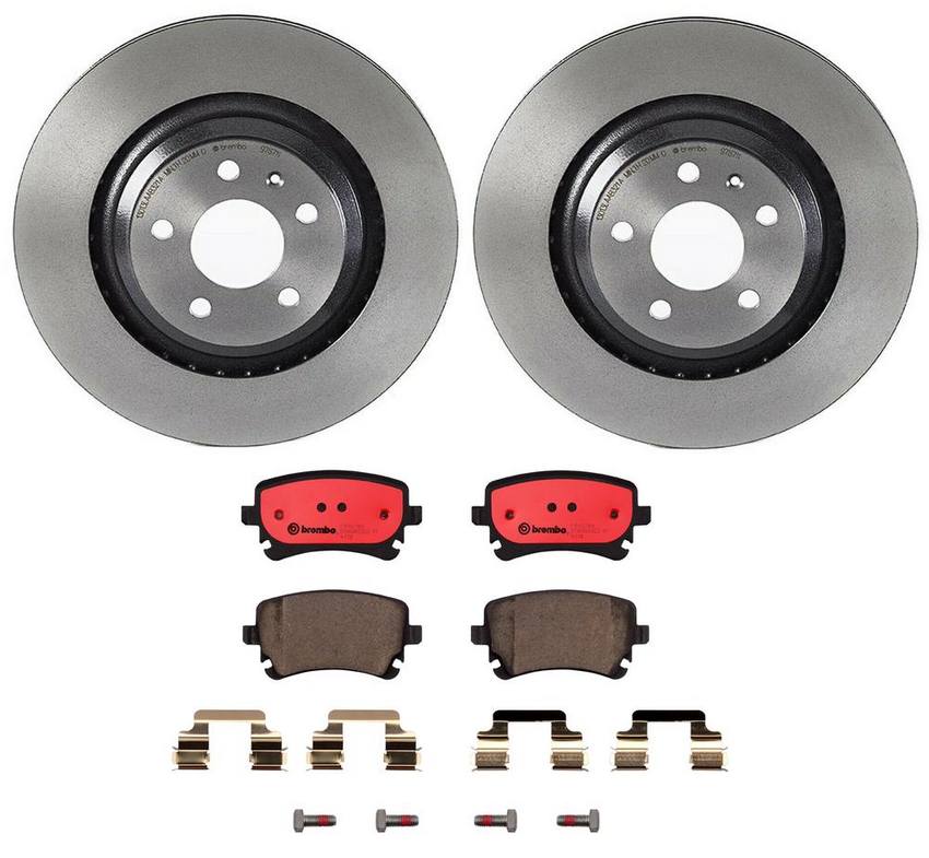 Audi Brembo Brake Kit - Pads and Rotors Rear (330mm) (Ceramic) 8E0698451P - Brembo 3269314KIT